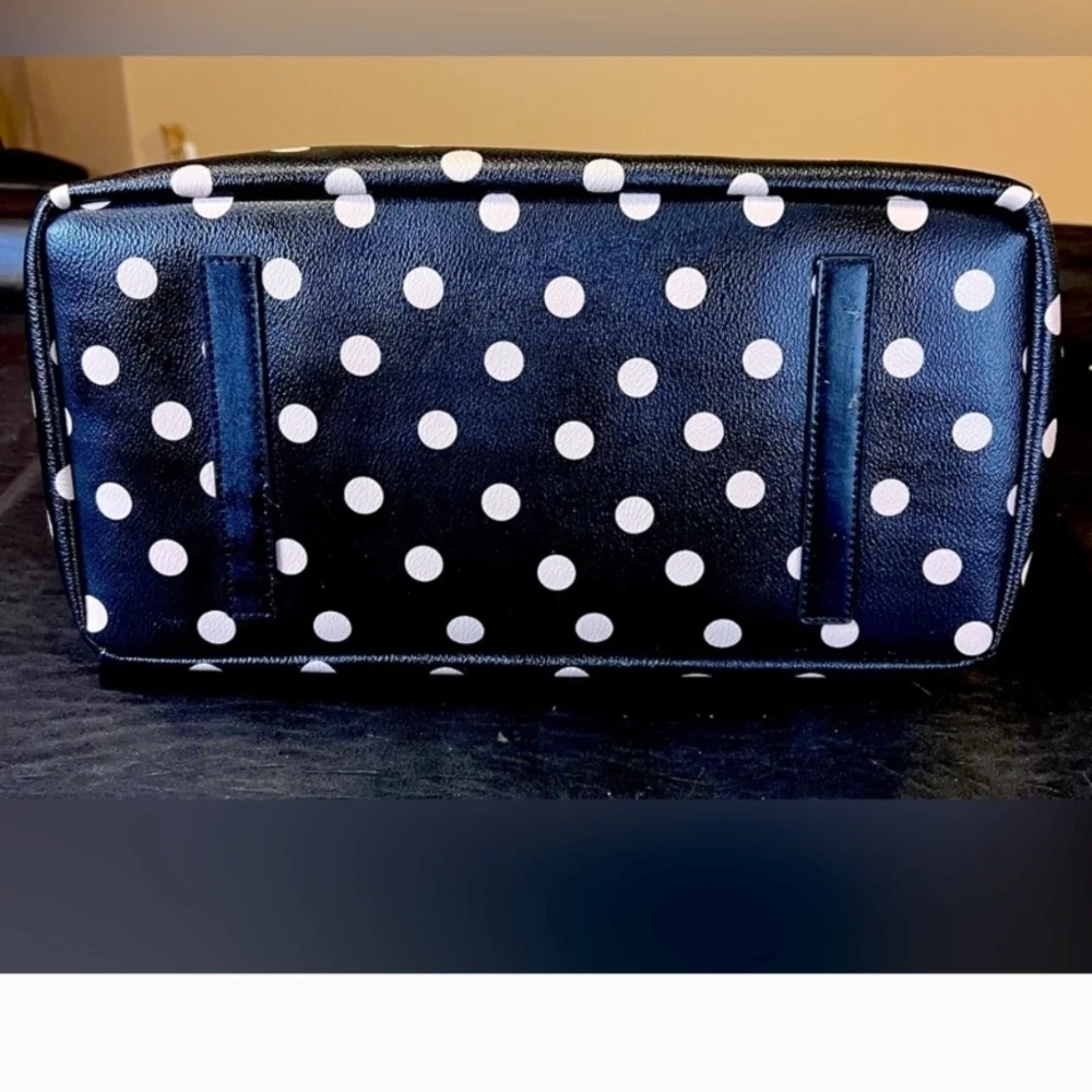 Kate Spade Adaira Wellesley Black Polka Dot Tote - Picture 6 of 12